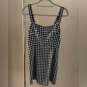 Black and White Checkered Dress